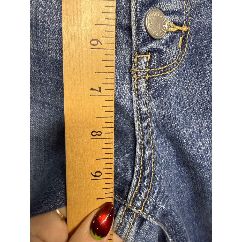 Judy Blue Distressed Boyfriend Jeans High Rise Button Fly Medium Wash 9/29 - Picture 5 of 10